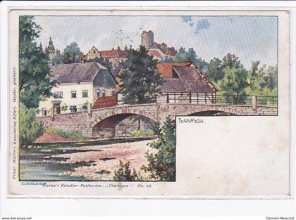 THURINGE: tannroda, illustration, pont - très bon état