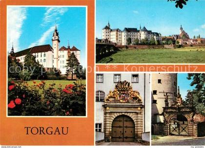 73039913 Torgau Schloss Hartenfels Portal Eingangstor Torgau