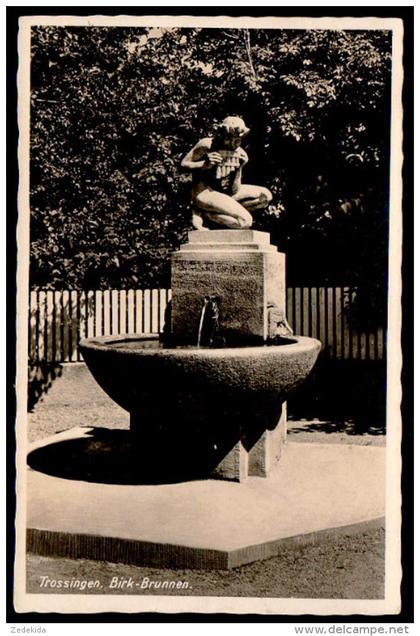 0946 - alte Foto Ansichtskarte - Trossingen Birk Brunnen - gel 1942 Sonderstemepel - A. Weber & Co