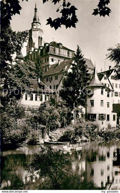 72632857 Tuebingen Neckar Hoelderlinturm Alte Aula Universitaetsstadt Tuebingen