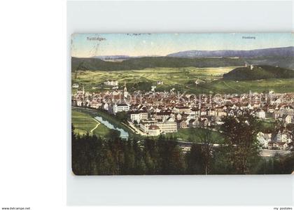 Tuttlingen Blick ueber Tuttlingen auf den Honberg