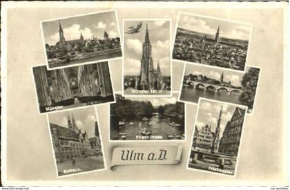 70119976 Ulm Donau Ulm Muenster Rathaus Fischkasten  x 1939 Ulm