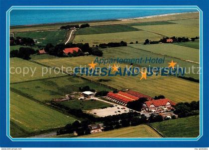 73169850 Wangerland Fliegeraufnahme Appartement Hotel Friesland Stern