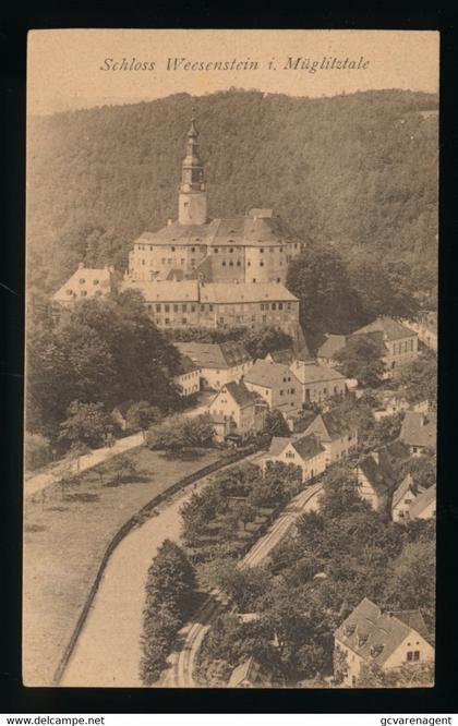 SCHLOSS WEESENSTEIN I.MÜGLITZTALE      2 SCANS