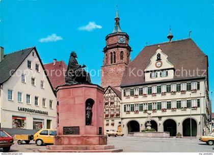 73168204 Weil der Stadt Marktplatz Kepler Denkmal