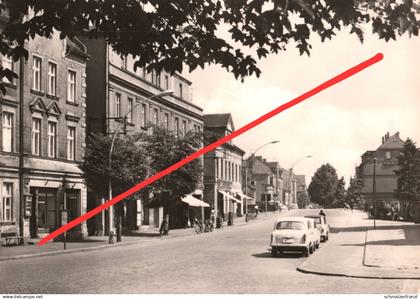 AK Weißwasser Oberlausitz Bautzener Straße a Güterstraße Bahnhofstraße Muskauer Straße Gablenz Bad Muskau DDR