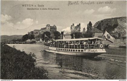 Wettin a. Saale, Stammschloss des sächs. Königshauses