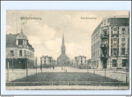 U8377/ Hamburg Wilhelmsburg Kirchenallee AK ca.1910