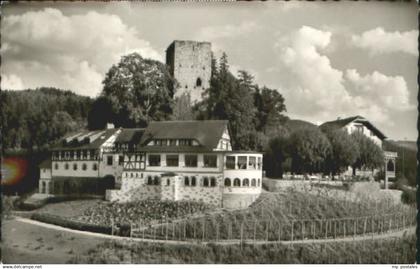 70078462 Windeck Sieg Ruine Alt-Windeck bei Buehl Sanatorium x 1961