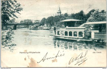 HAMBURG-WINTERHUDE - Am canal