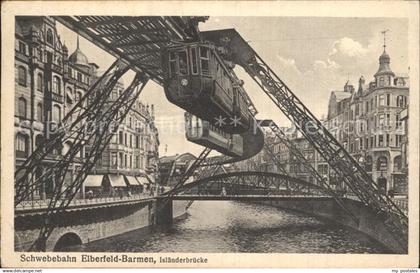 42559162 Elberfeld Wuppertal Schwebebahn Islaenderbruecke Wuppertal