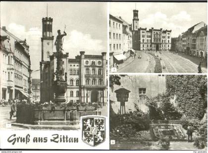 70101958 Zittau Zittau Platz Rathaus Uhr Turm x 1977 Zittau