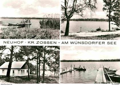 72704280 Neuhof Zossen Wuensdorfer See Bungalows Bootsliegeplatz Neuhof Zossen