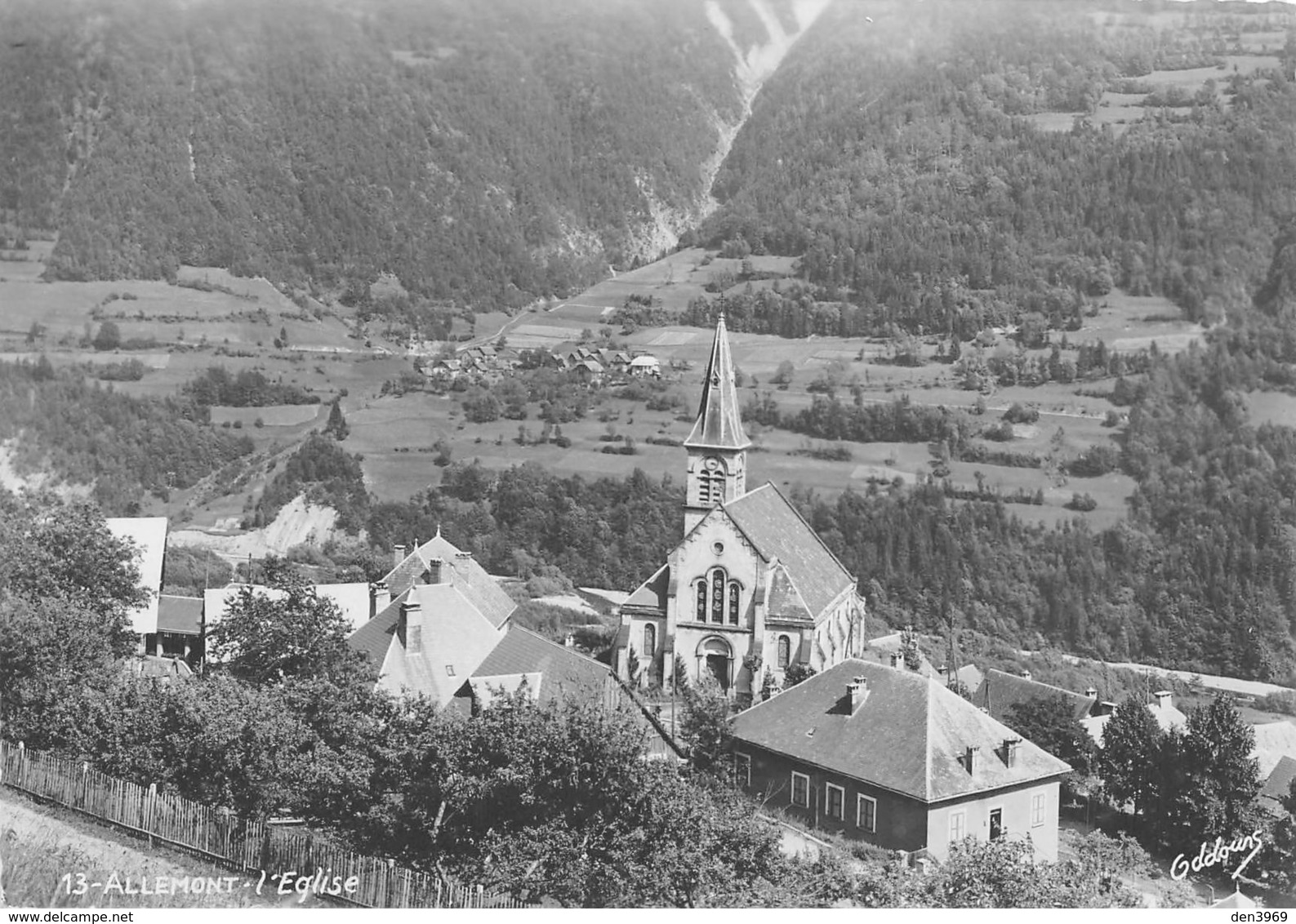 ALLEMONT - L'Eglise - Cliché Oddoux