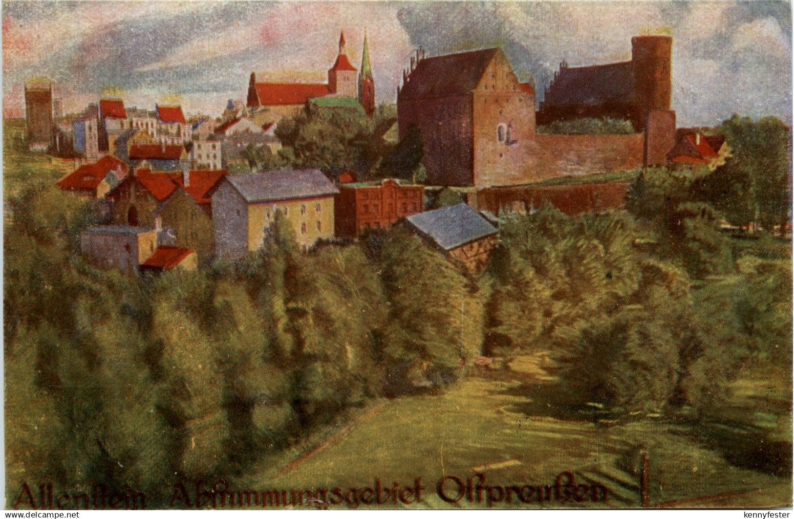 Allenstein - Abstimmungsgebiet Ostpreussen