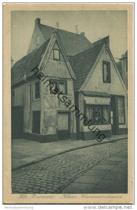 Alt-Bremen - Kleine Krummenstrasse - Verlag Heinrich Griese Bremen