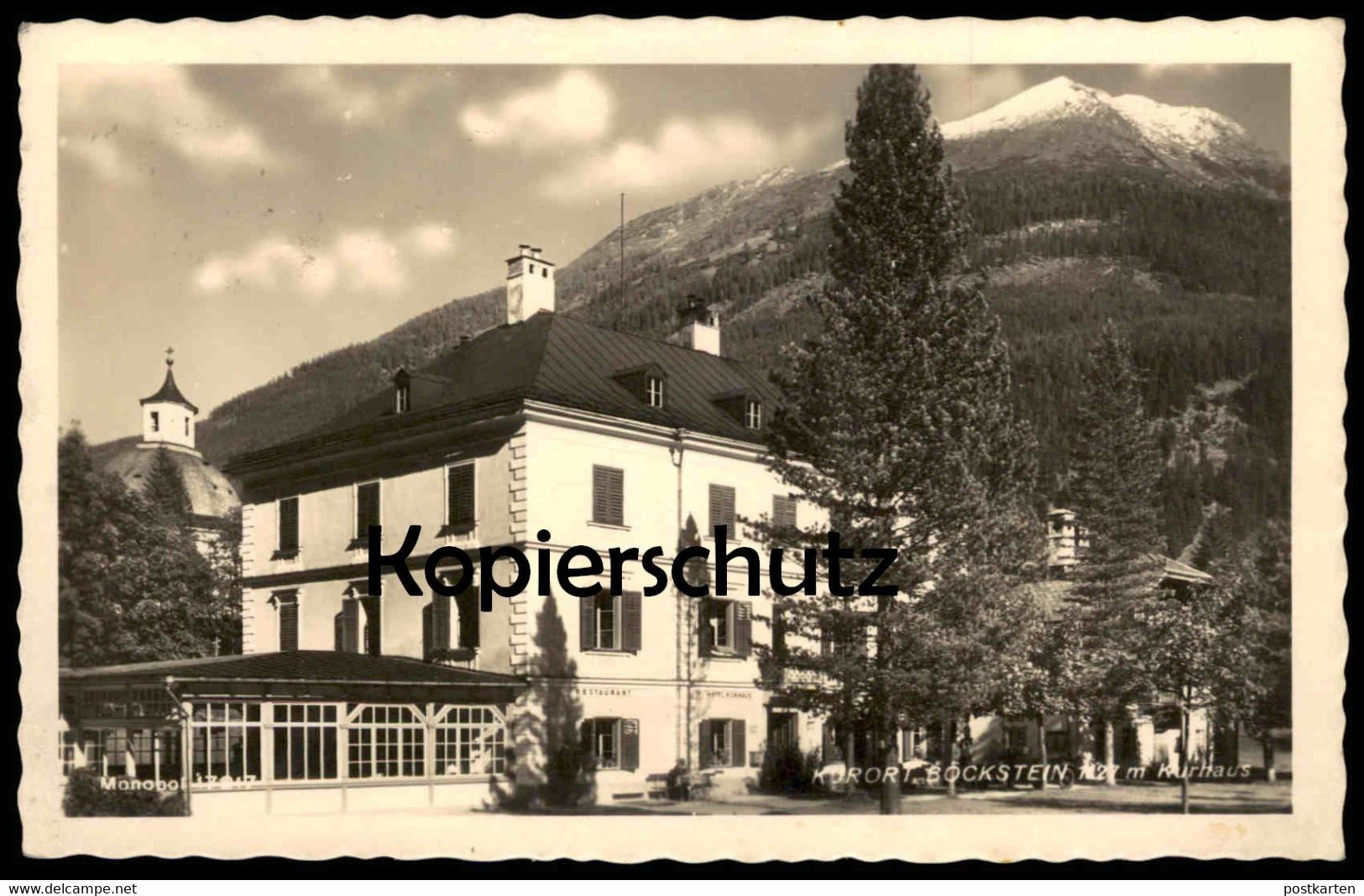 ALTE POSTKARTE KURORT BÖCKSTEIN MIT KURHAUS 1933 cpa postcard AK Ansichtskarte