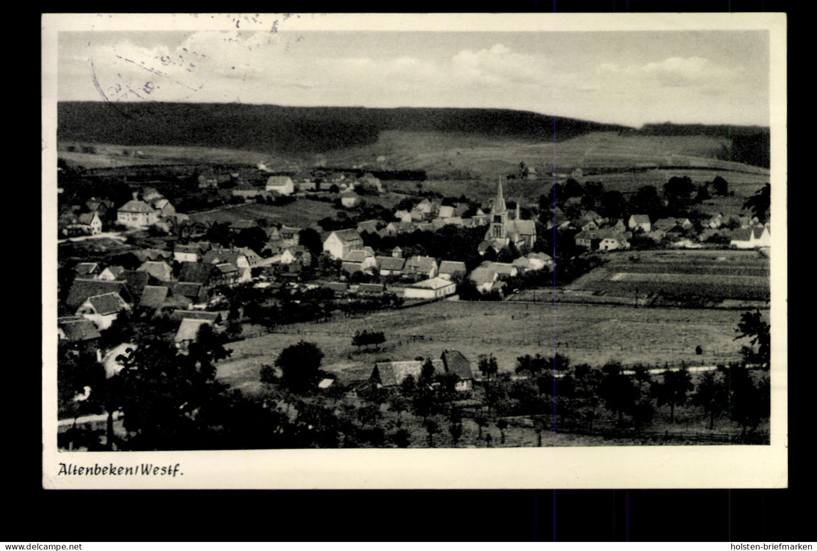 Altenbeken/Westf., Ortsansicht, Kirche