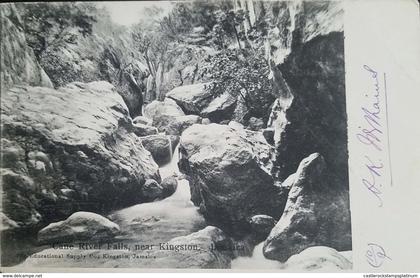 O) JAMAICA, POSTAL CARD, CANE RIVER FALL -NEAR KINGSTON, XF