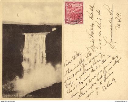 british guiana, Guyana, Demerara, Kaieteur Fall, Potaro River (1920s) Postcard