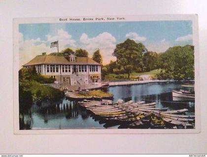 Boat House. Bronx Park. New York. AK.