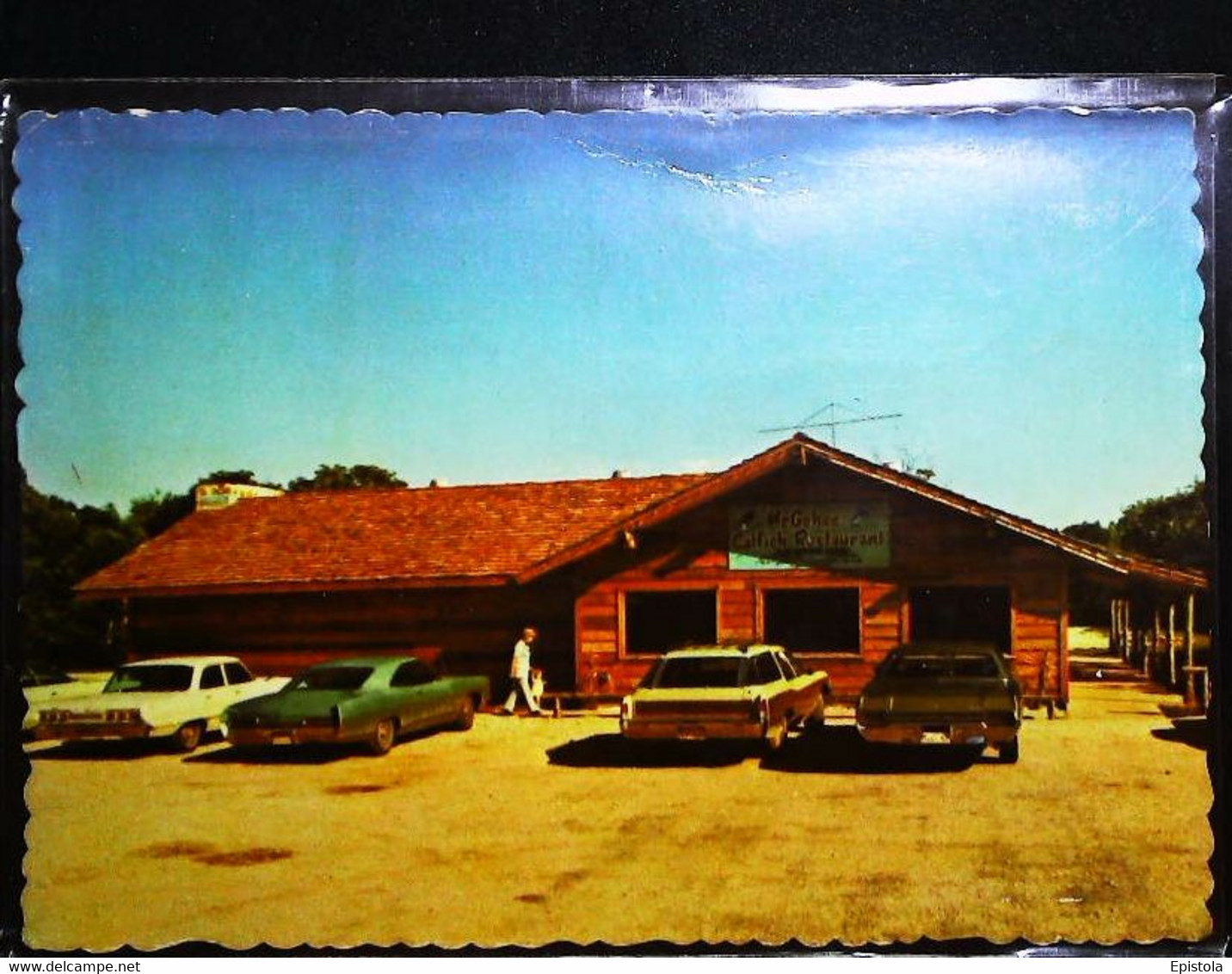 ► American Car  - Enid  McGEHEE CATFISH RESTAURANT - MARIETTA Oklahoma 1960's