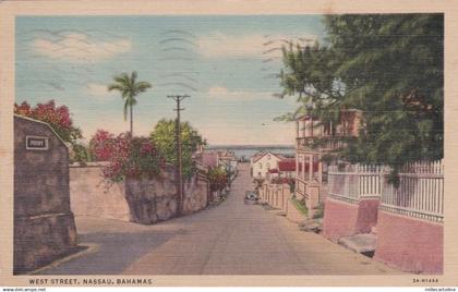 * BAHAMAS - Nassau - West Street 1952