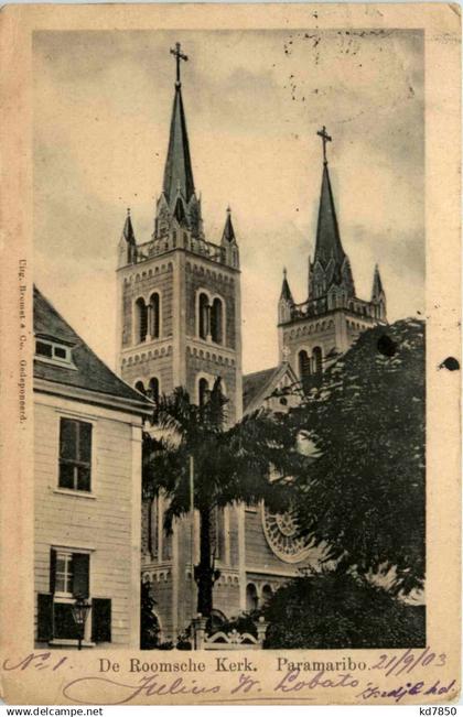 Paramaribo - De Roomsche Kerk Surinam