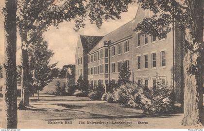 Storrs CT Holcomb Hall Connecticut State Cottage USA Postcard