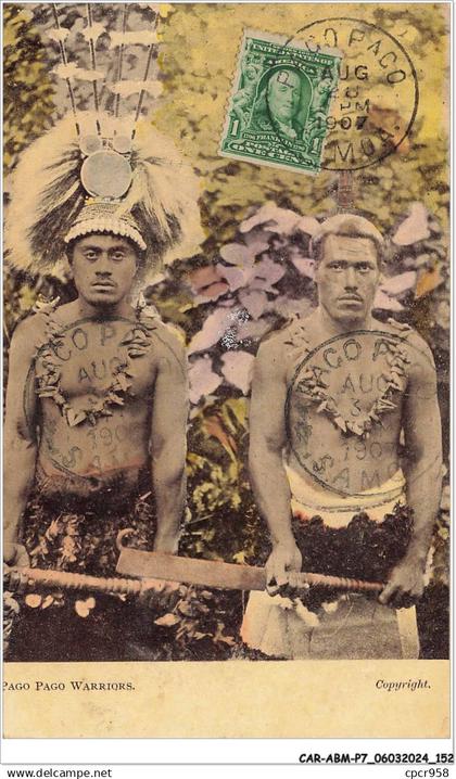 CAR-ABMP7-0653-OCEANIE-SAMOA AMERICAIN - PAGO PAGO WARRIORS