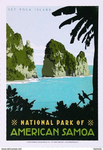 ► National Park of AMERICAN - SAMOA (USA) - See Pola Island - 100th ANNIVERSARY