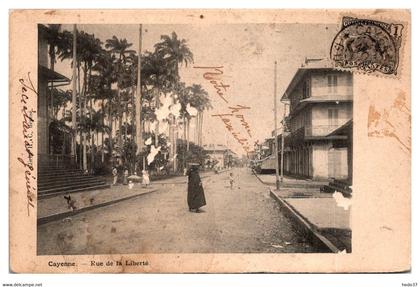 Guyane - Cayenne - Rue de la Liberté