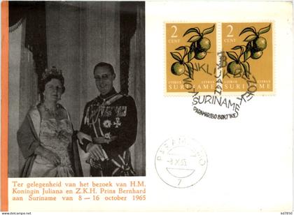 Surinam - Konigin Juliana en Prins Bernhard 1965