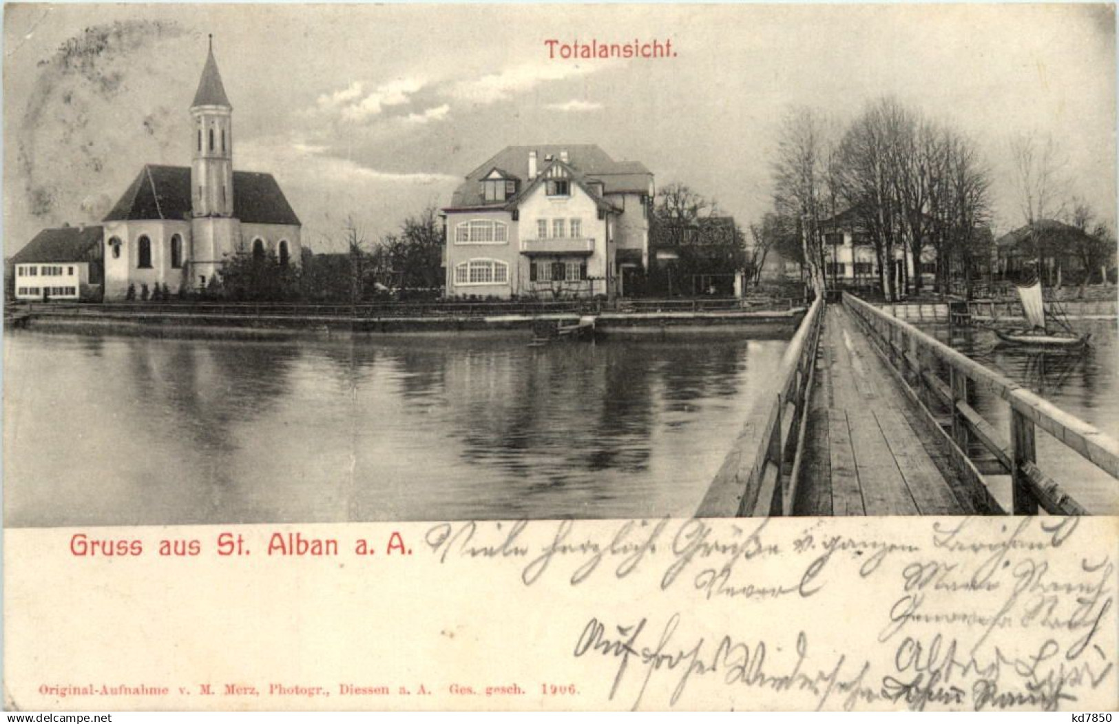 Ammersee, Diessen, St. Alban, Totalansicht