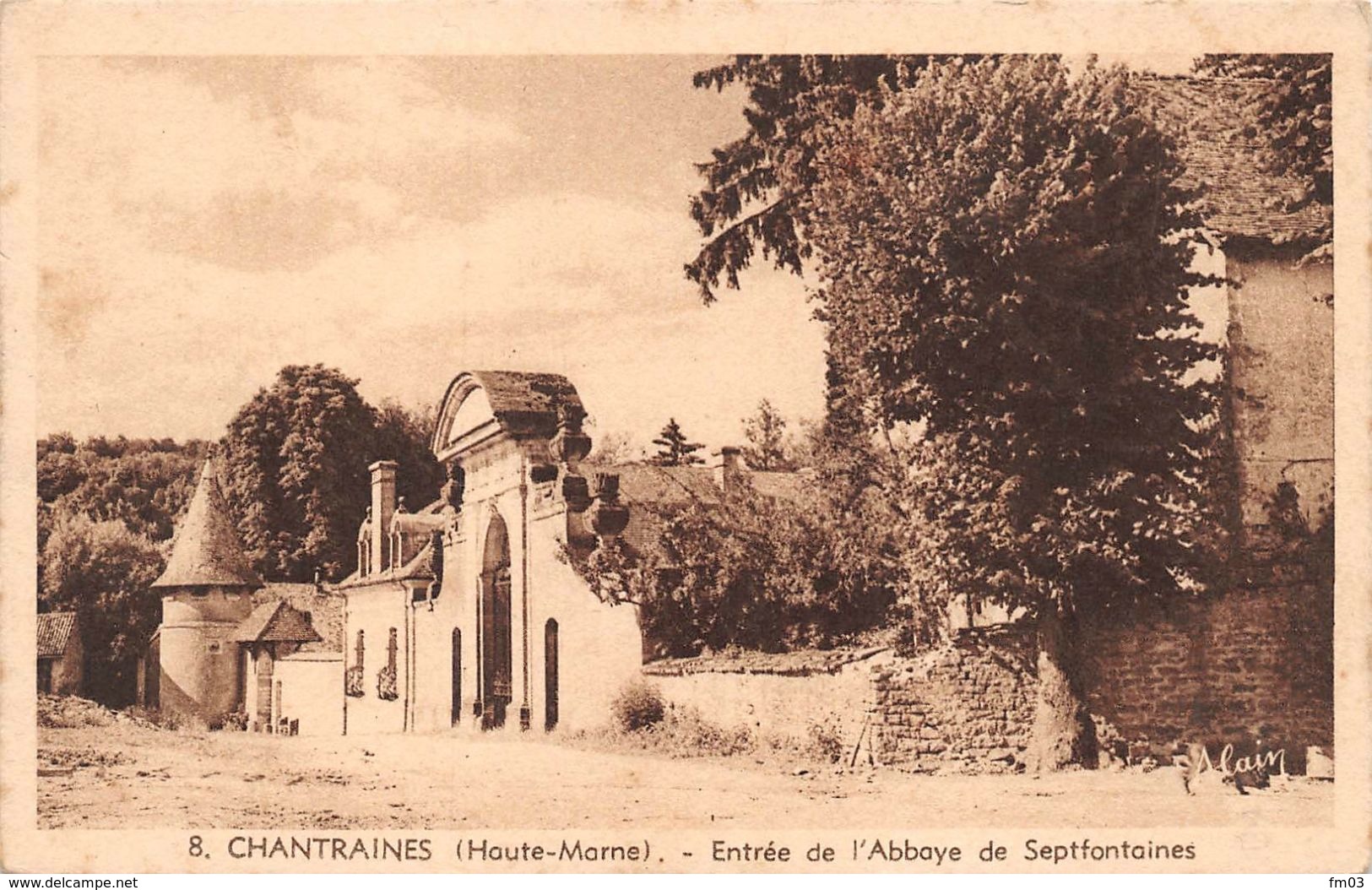 Andelot Chantraines abbaye de Septfontaines