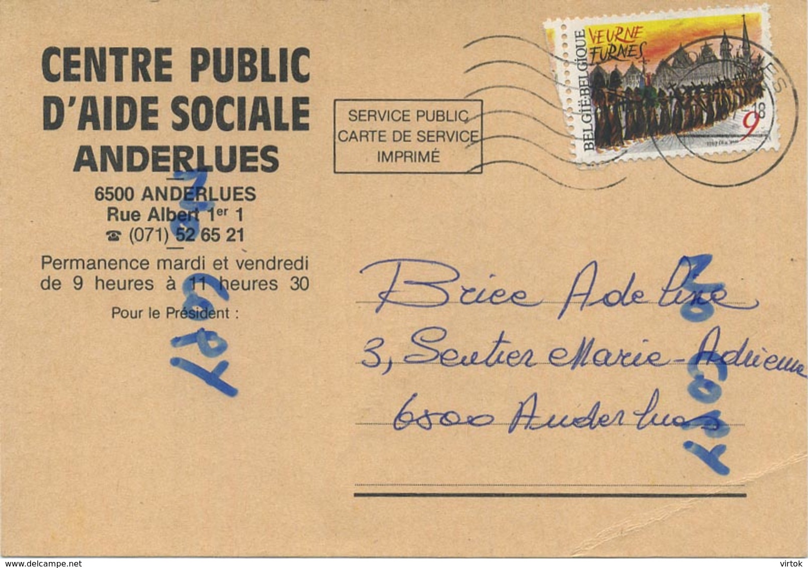 Anderlues : centre public ......   ( 2 scan )