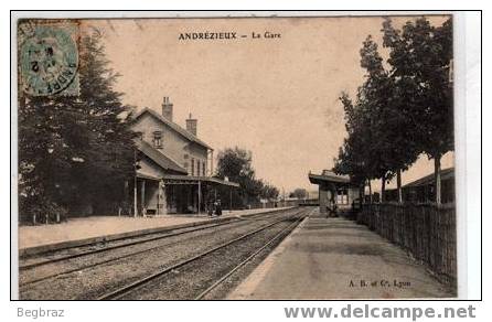 ANDREZIEUX     LA GARE