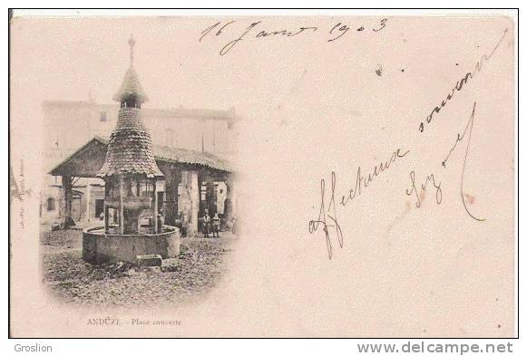 ANDUZE PLACE COUVERTE  1903