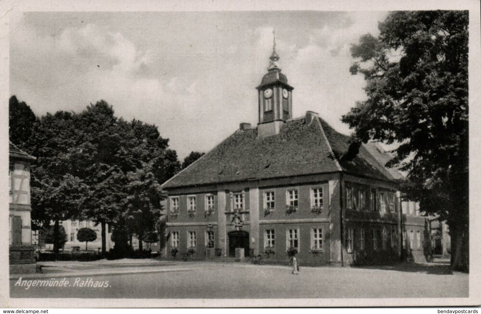 ANGERMÜNDE, Rathaus (1958) AK