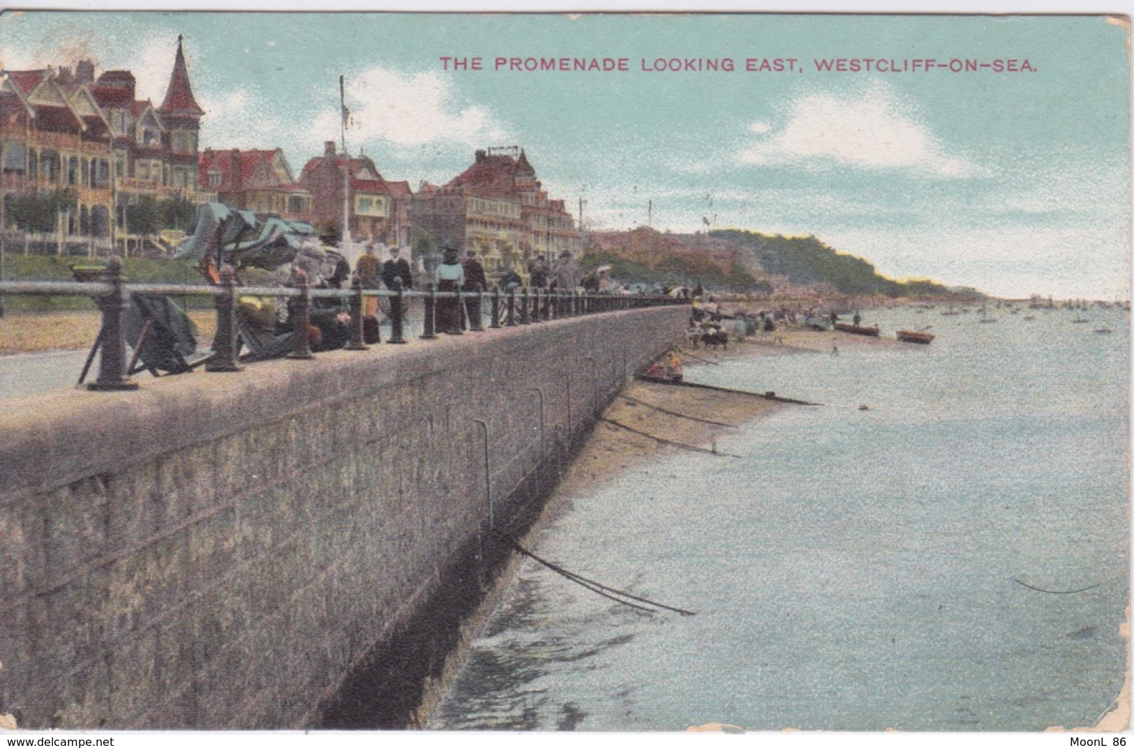 ANGLETERRE - THE  PROMENADE LOOKING EAST  - WESTCLIFF ON SEA