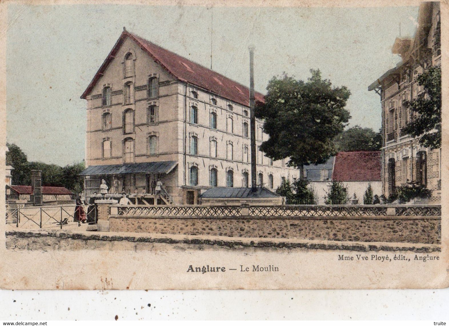 ANGLURE LE MOULIN (CARTE COLORISEE)