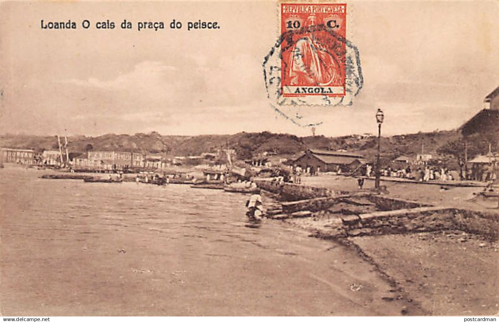 Angola - LUANDA - The fish square pier - Publ. unknown