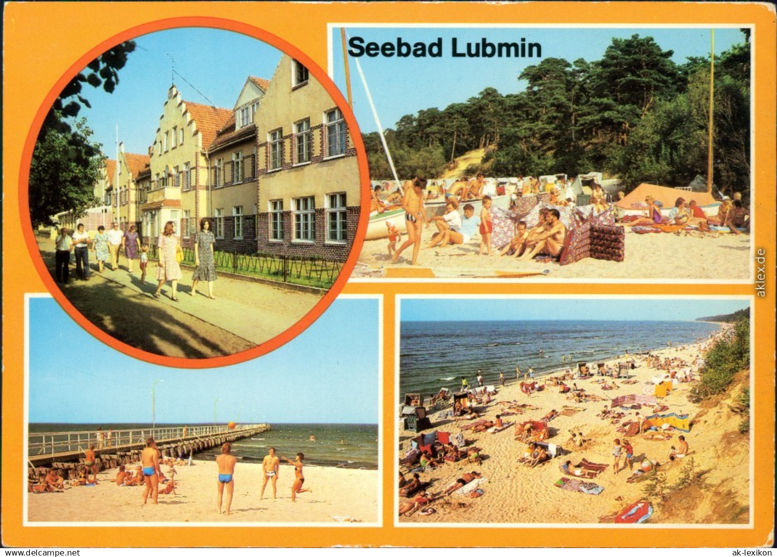 Ansichtskarte Ansichtskarte Lubmin Seebad Lubmin, Strand g1986