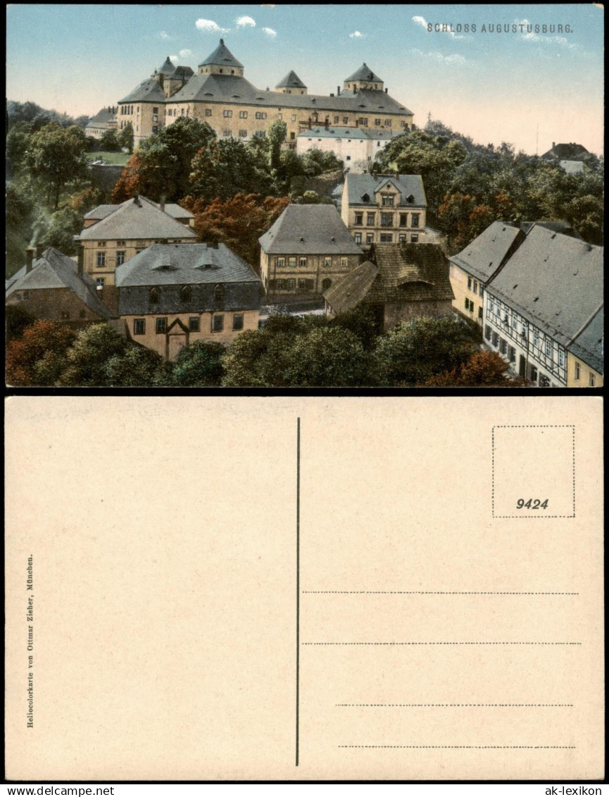 Ansichtskarte Augustusburg Erzgebirge Augustusburg 1913