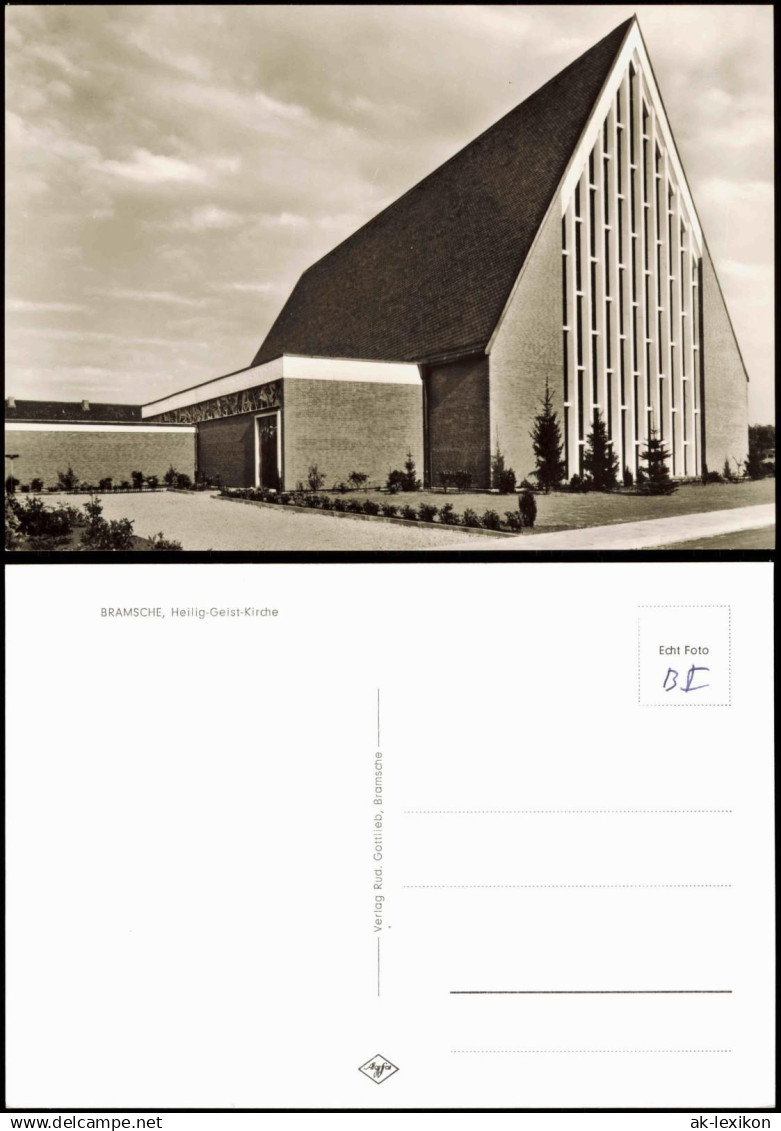 Ansichtskarte Bramsche Heilig-Geist-Kirche - Fotokarte 1962