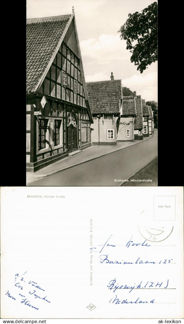 Ansichtskarte Bramsche Münsterstraße 1963