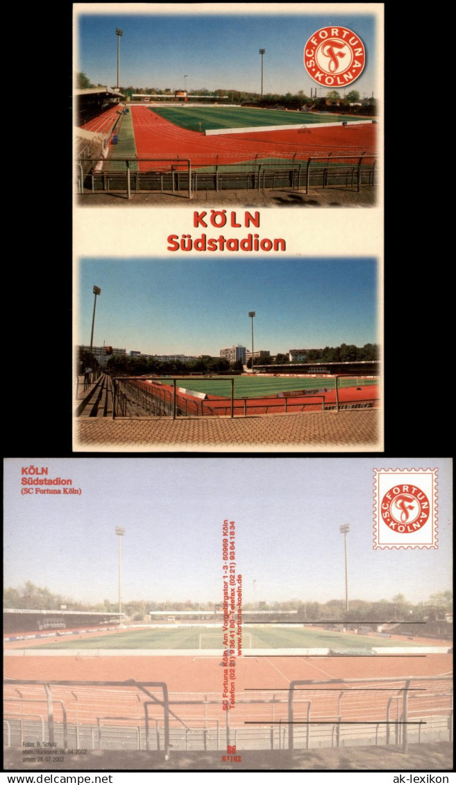 Ansichtskarte Köln 2 Bild Südstadion 2002