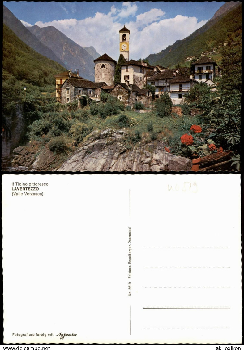 Ansichtskarte Lavertezzo Lavertezzo (Valle Verzasca) Kanton Tessin 1990