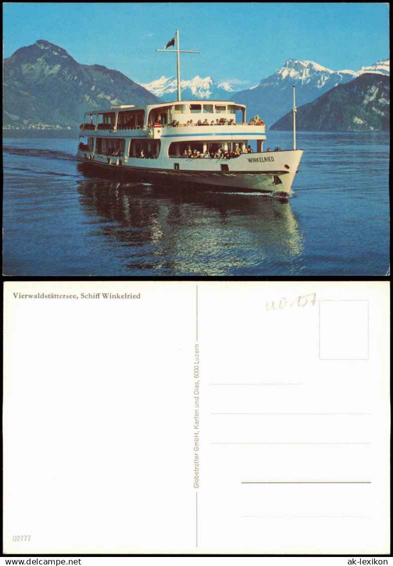 Ansichtskarte Luzern Lucerna Vierwaldstättersee, Schiff Winkelried 1986