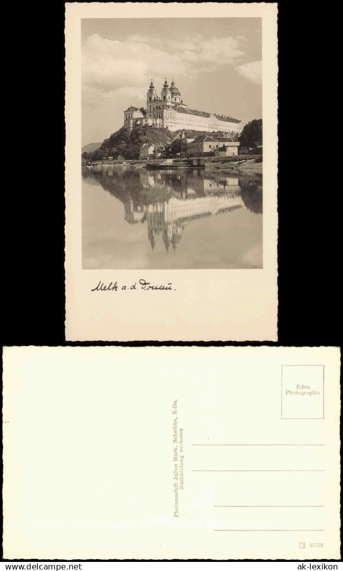 Ansichtskarte Melk Stift Melk a.d.Donau 1950